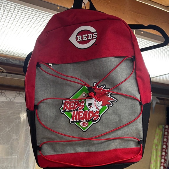 Cincinnati Reds - Red and Gray Backpack - Picture 2 of 11